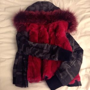 Jocelyn Fur Military Bomber